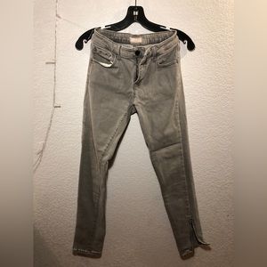 Uniqlo Jeans Womens Mid-Rise Skinny Ankle Zip 5-Pocket